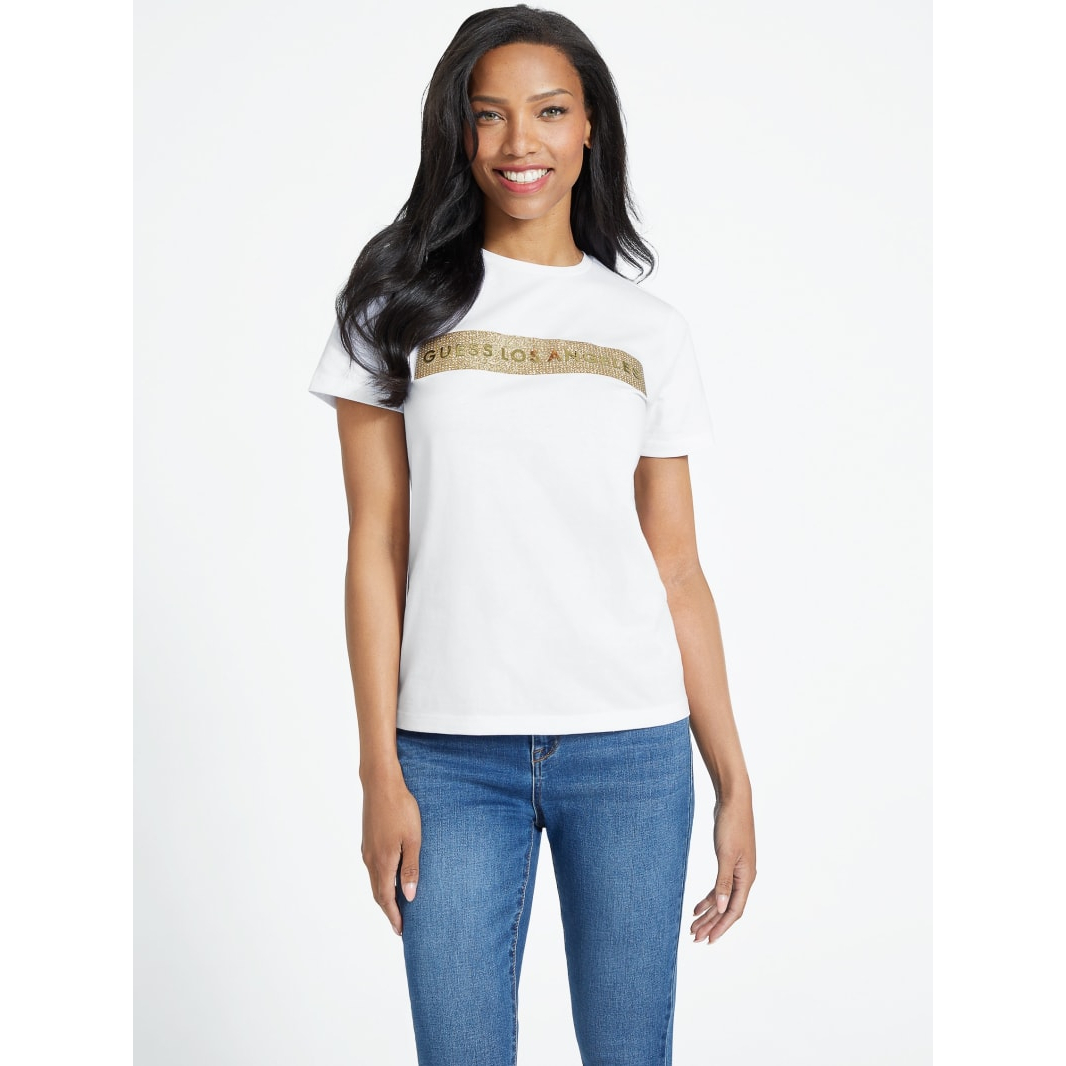 'Eco Ellie Logo Tee' pour Femmes