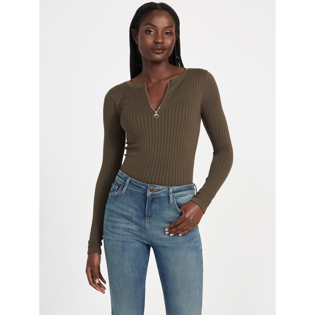 'Rianna Zip Sweater Top' pour Femmes