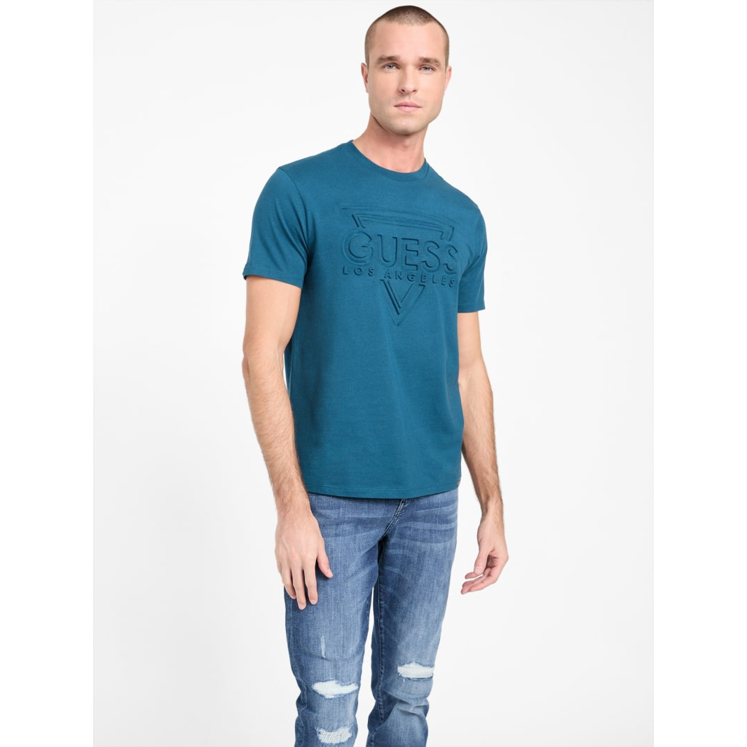 'Flynt Embossed Logo Tee' pour Hommes
