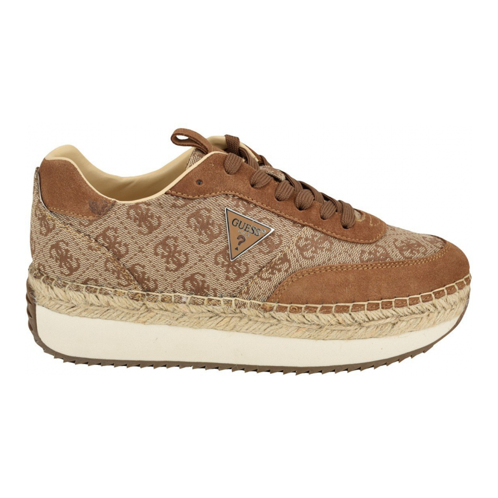Sneakers 'Stefen Lace-Up Platform Espadrille' pour Femmes