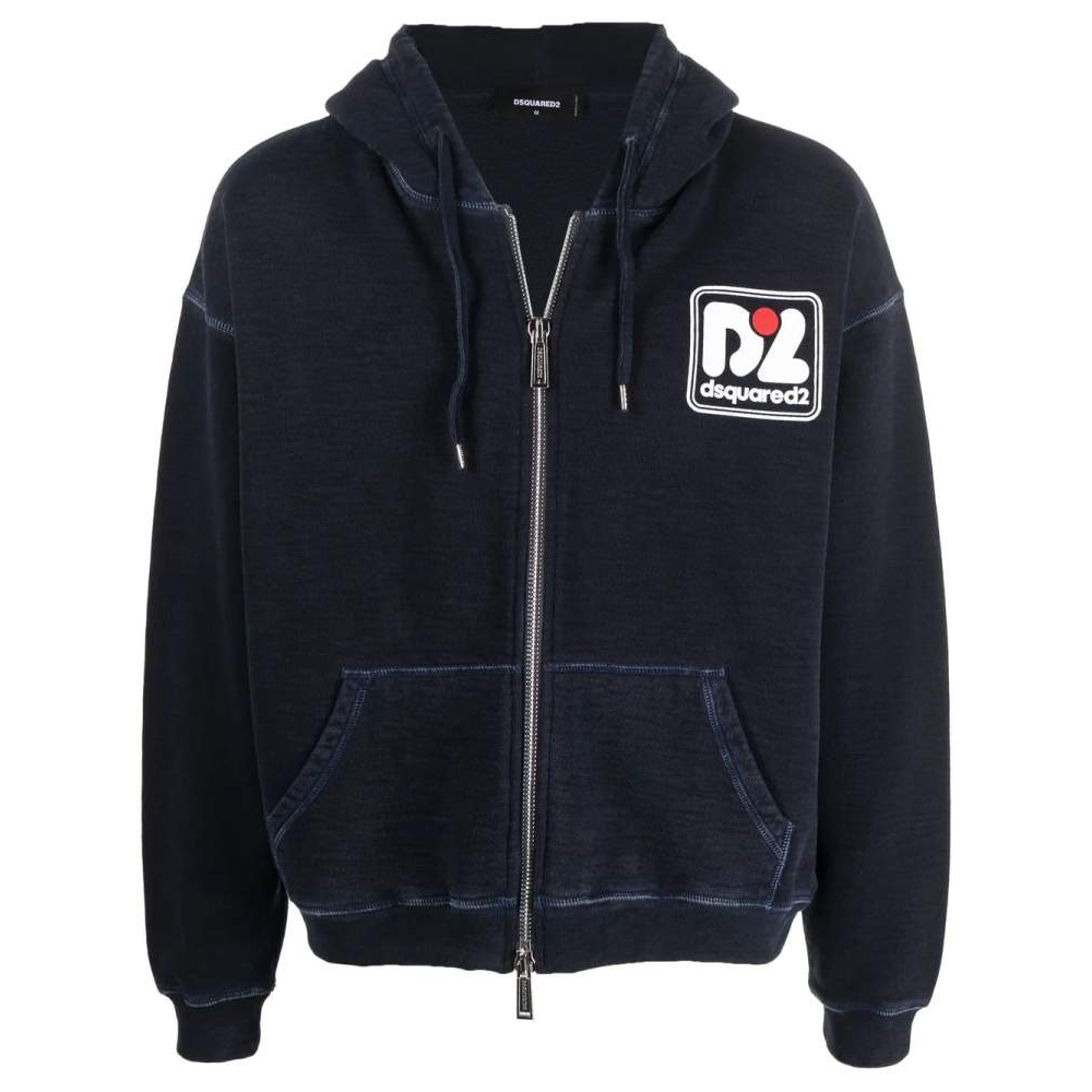 Veste de Survêtement 'Logo-Print Zip-Up' pour Hommes