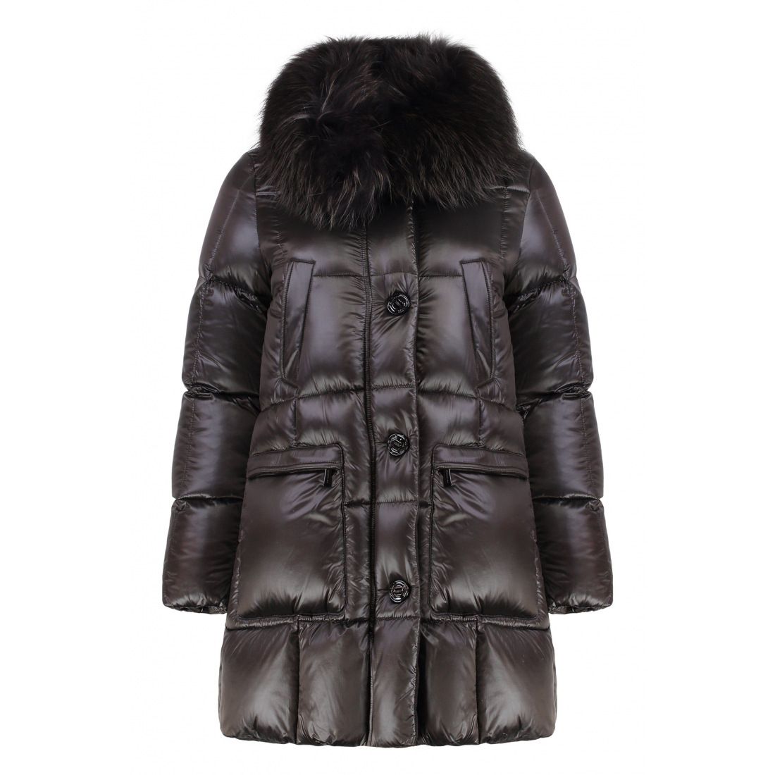 Doudoune en plumes 'Fur Collar' pour Femmes