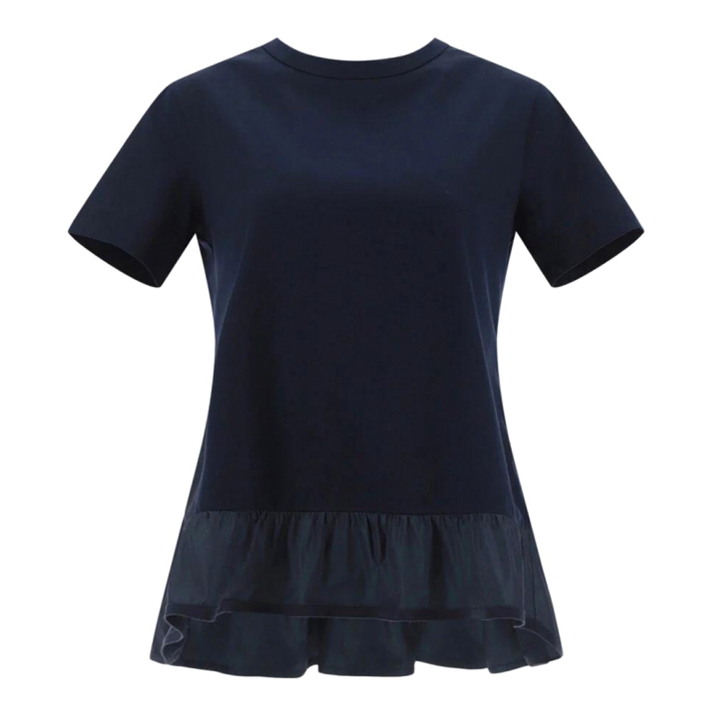 T-shirt 'Chic Jersey With Techno Taffeta Hem' pour Femmes