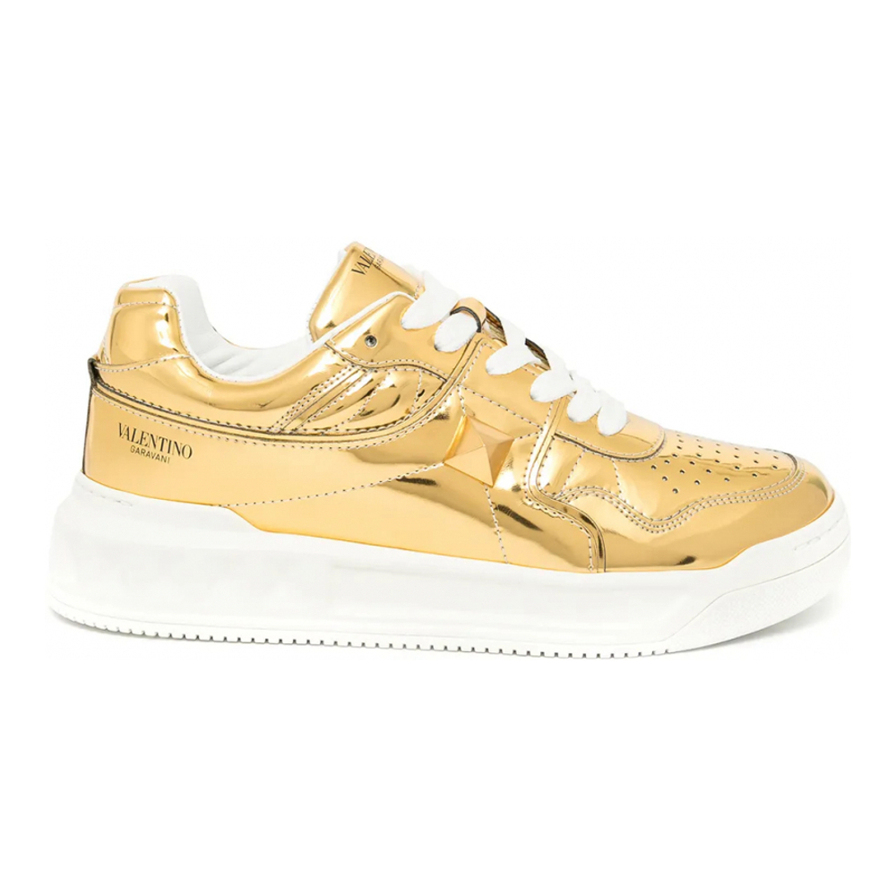 Women's 'One Stud Mirror-Finish' Sneakers