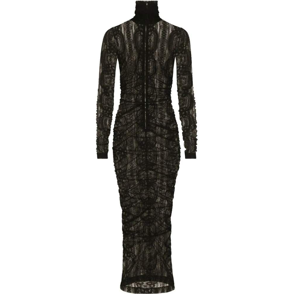 Robe maxi 'Semi-Sheer Lace' pour Femmes