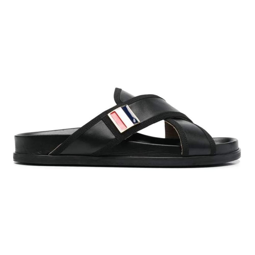 Men's 'Cross-Strap' Flat Sandals