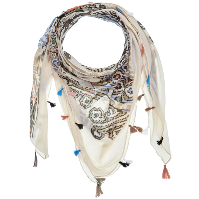 Foulard 'Cayagos Large Square With Ethnic Charms Decorated With All-Over' pour Femmes