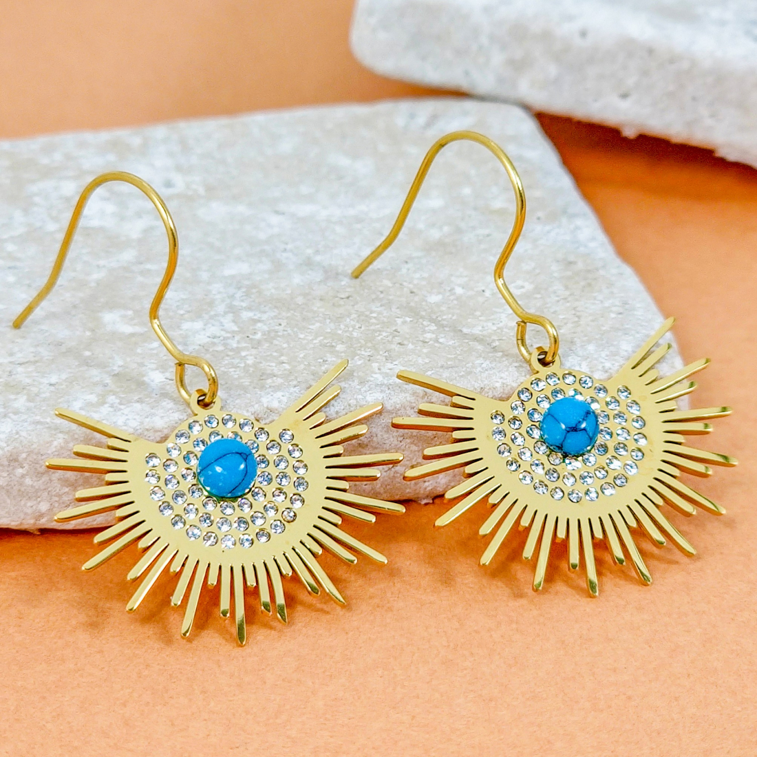 Boucles d'oreilles 'Menthe À L'O Asol' pour Femmes