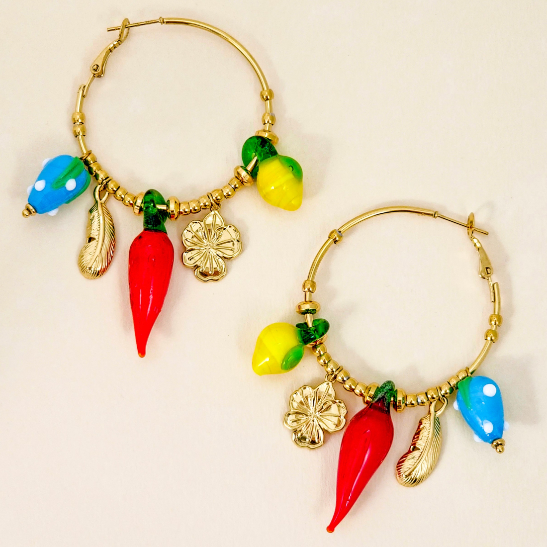 Boucles d'oreilles 'Menthe À L'O French Riviera' pour Femmes