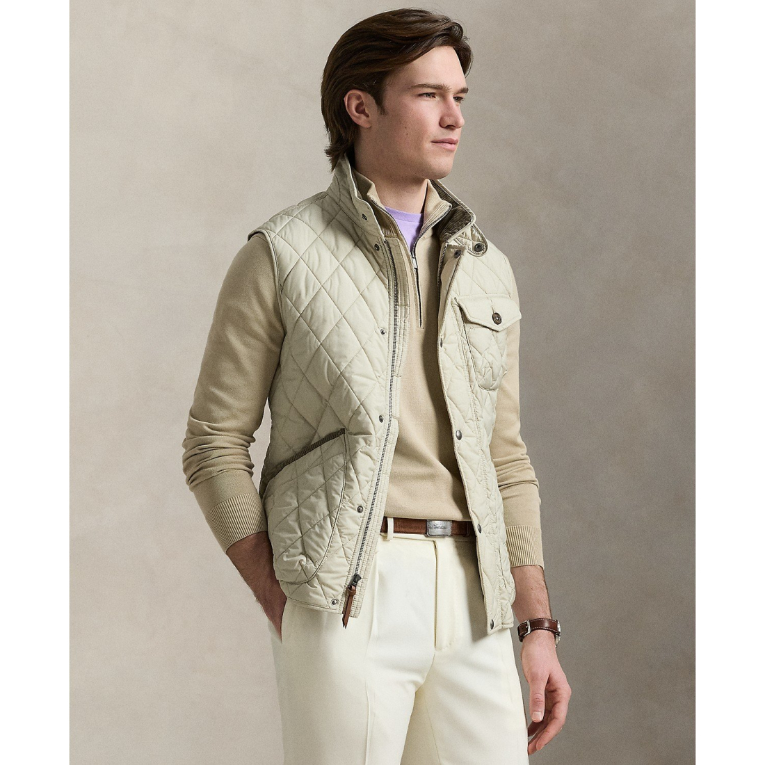 Gilet 'The Beaton Quilted Utility' pour Hommes