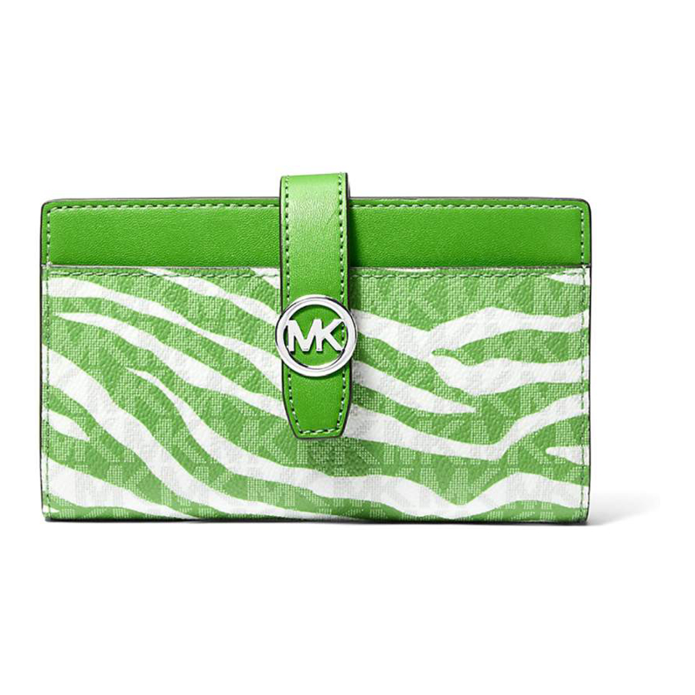 Women's 'Greenwich Medium Zebra Signature Logo' Wallet