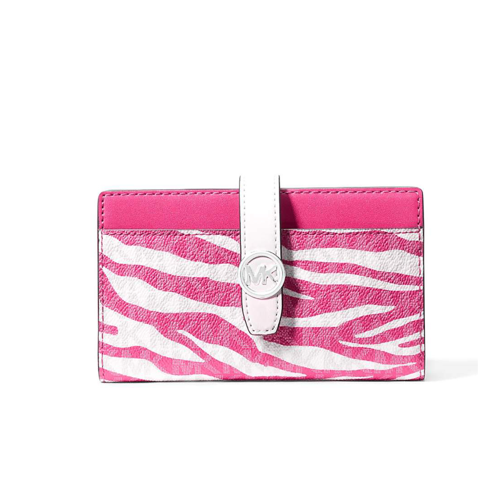 Women's 'Greenwich Medium Zebra Signature Logo' Wallet