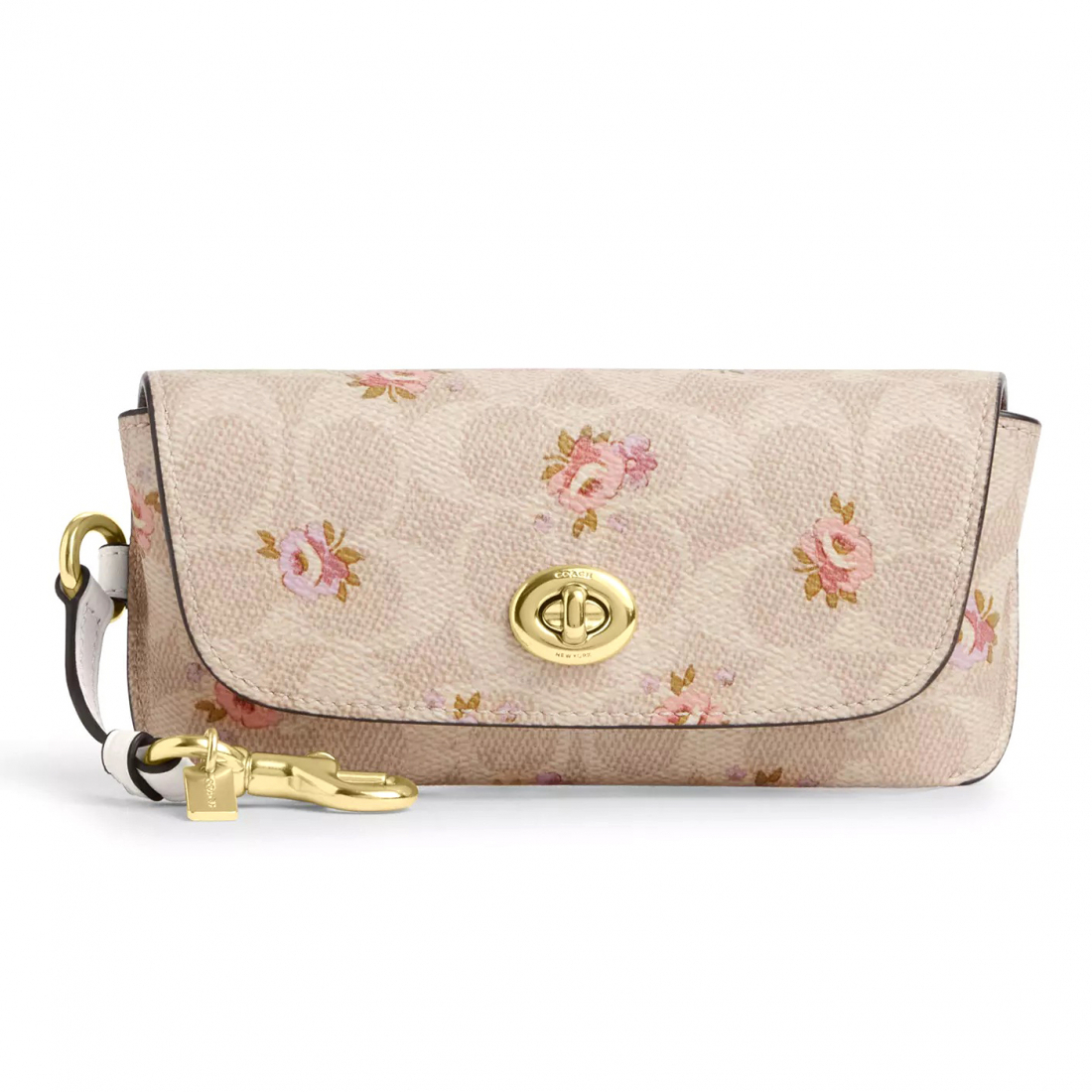 Étui à lunettes de soleil 'Signature With Floral Print' pour Femmes