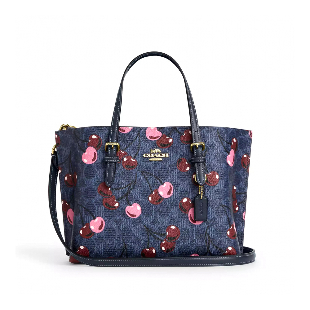 Women's 'Mollie 25 In Signature Canvas With Cherry Print' Tote Bag
