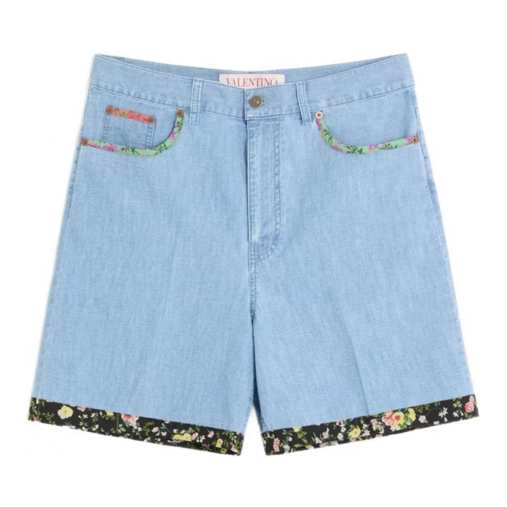 'Floral-Trim' Bermuda Shorts für Herren