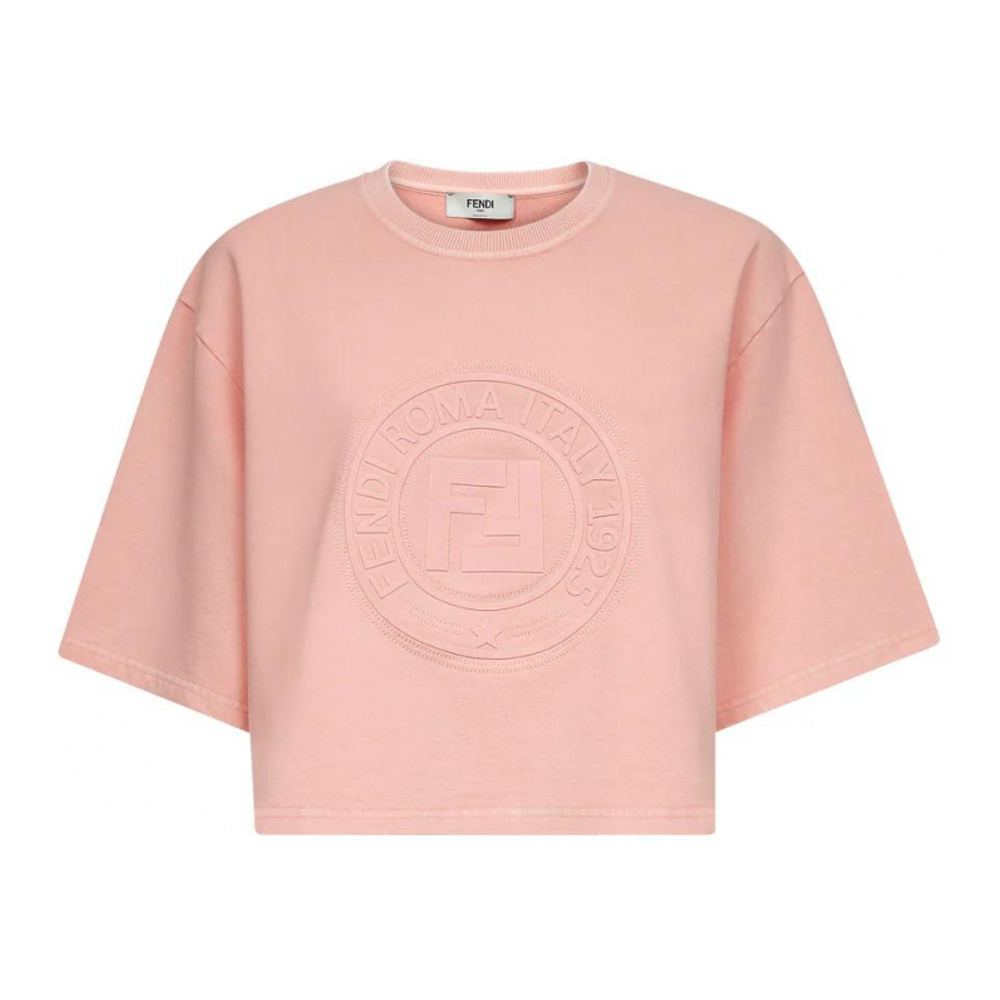 T-Shirt court 'Logo' pour Femmes