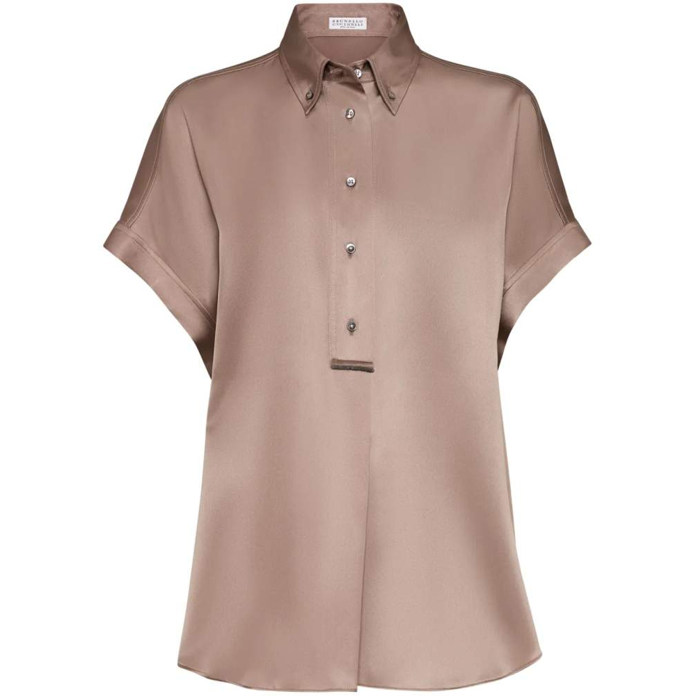 Blouse à manches courtes 'Monili-Embellished' pour Femmes