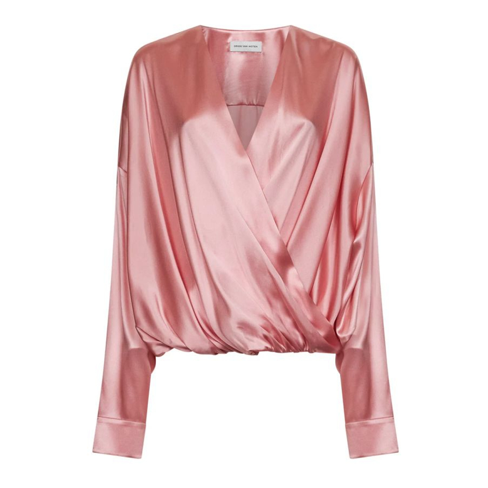 Blouse à manches longues 'Draped' pour Femmes