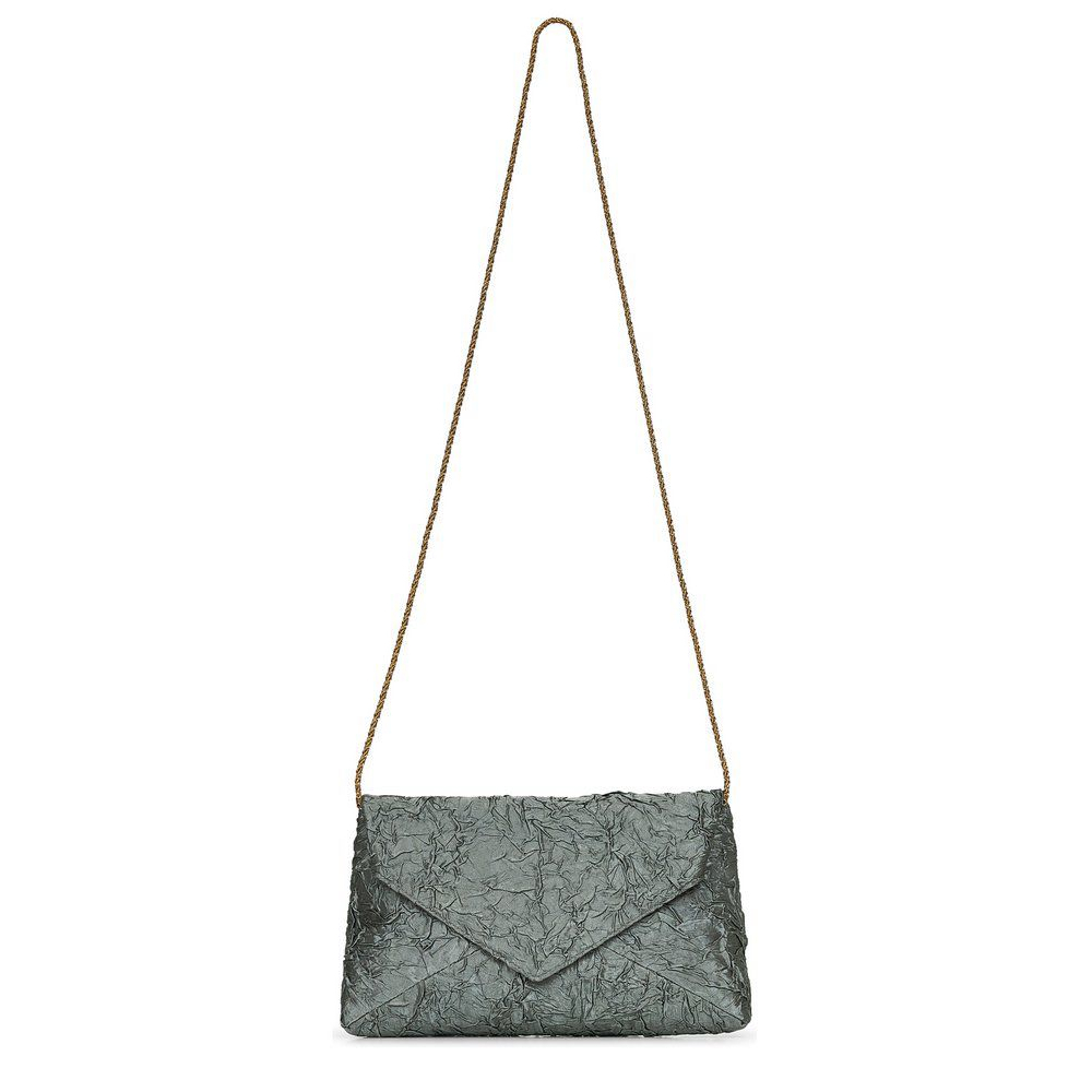 Women's 'Chain Linked Ruched' Shoulder Bag