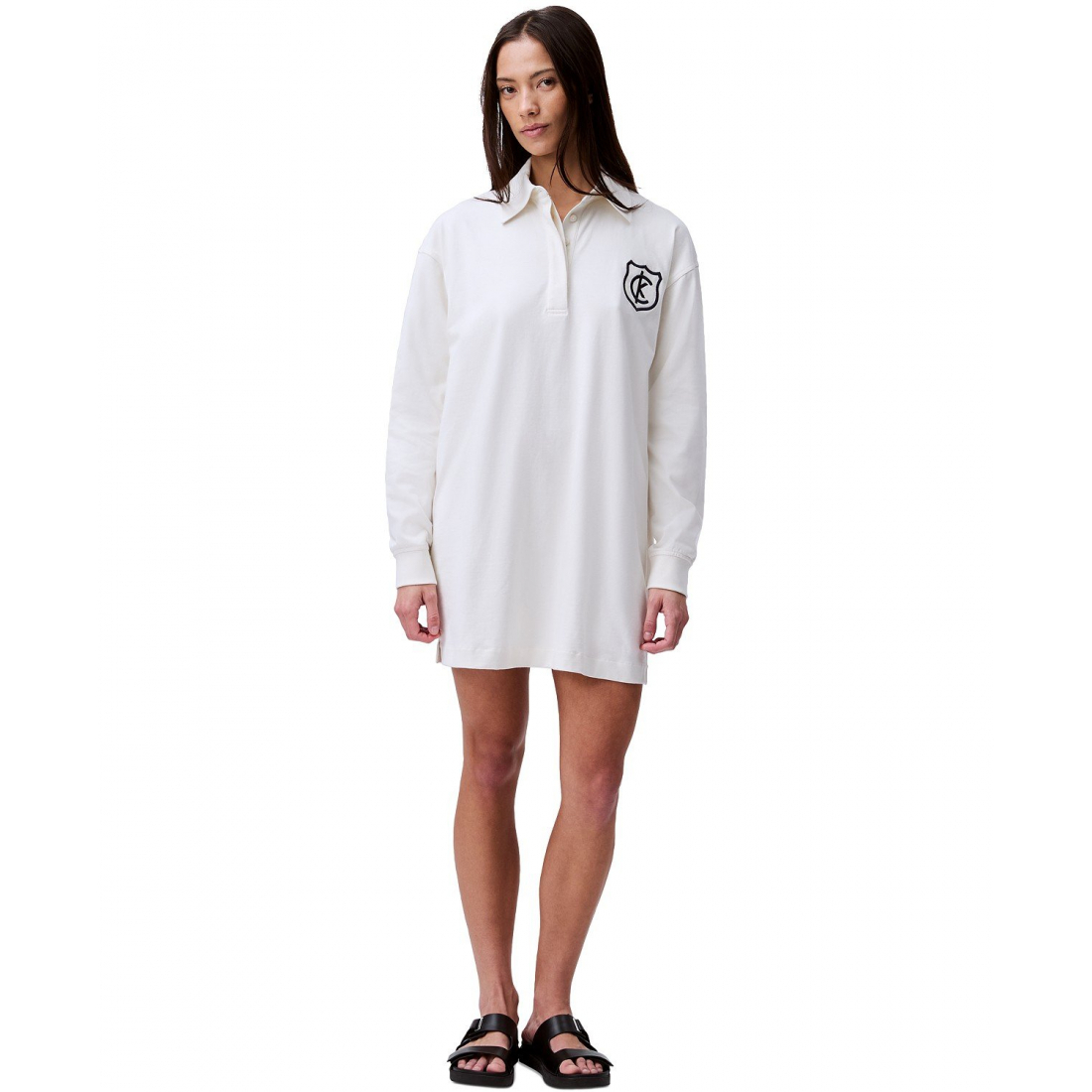 Robe Polo 'Long-Sleeve Rugby' pour Femmes