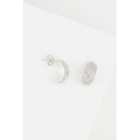 Boucles d'oreilles 'Rangs torsadés' pour Femmes