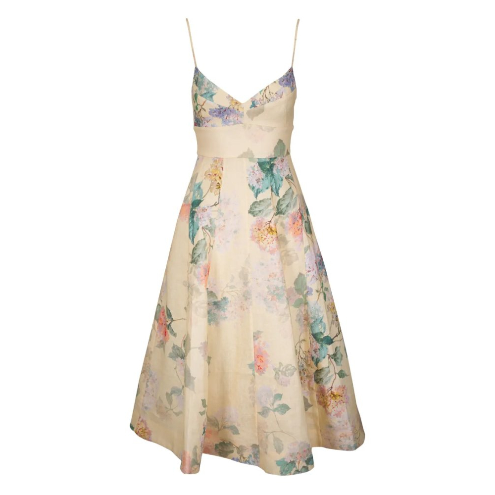 Robe sans manches 'Floral-Print' pour Femmes