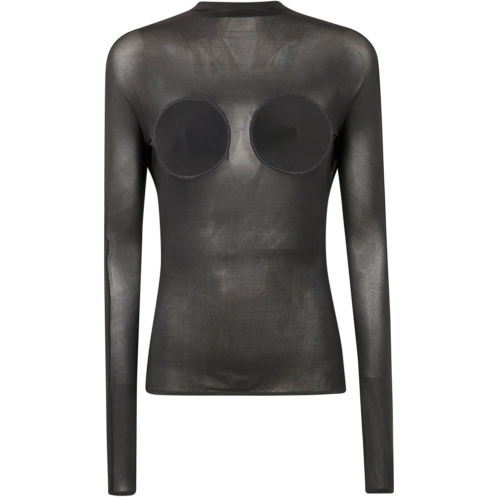 Top à manches longues 'Backless With Covered Up Detail' pour Femmes