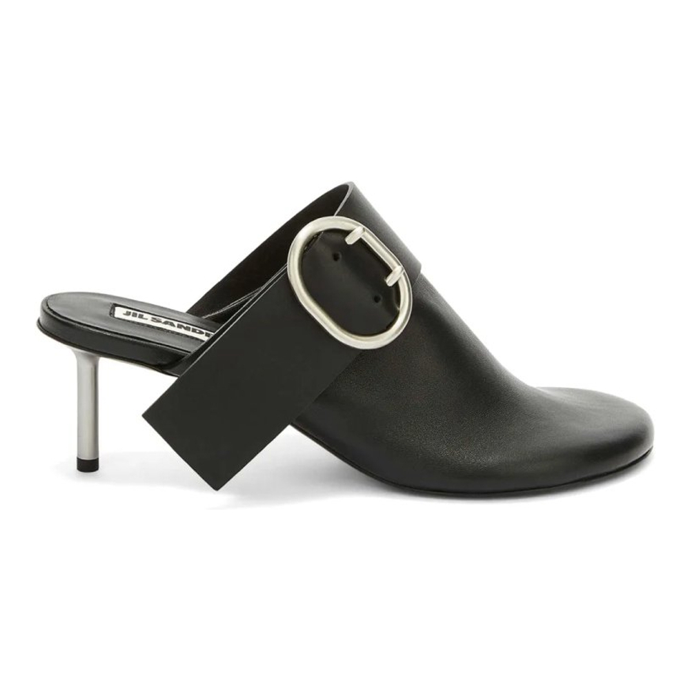 Women's 'Buckled' High Heel Mules