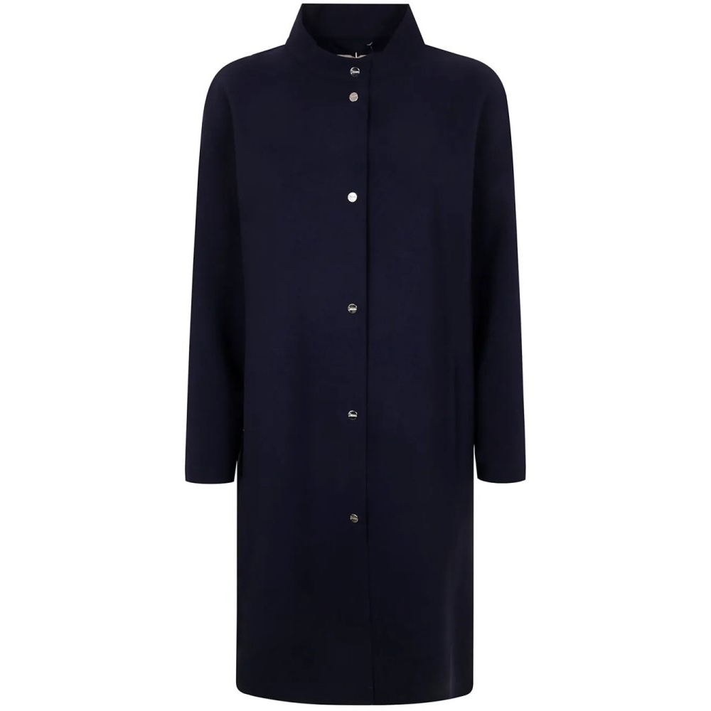 'Band-Collar Buttoned' Mantel für Damen