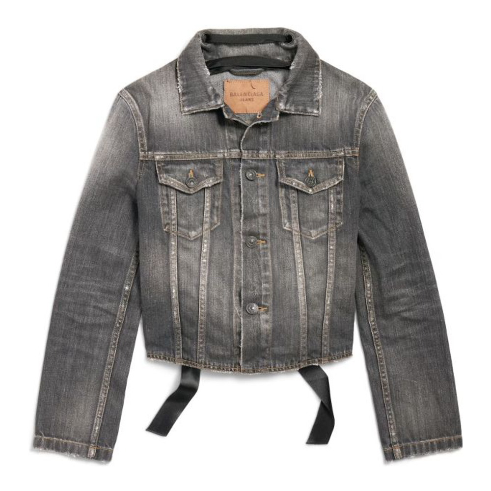 Veste en jeans 'Lace-Up' pour Femmes