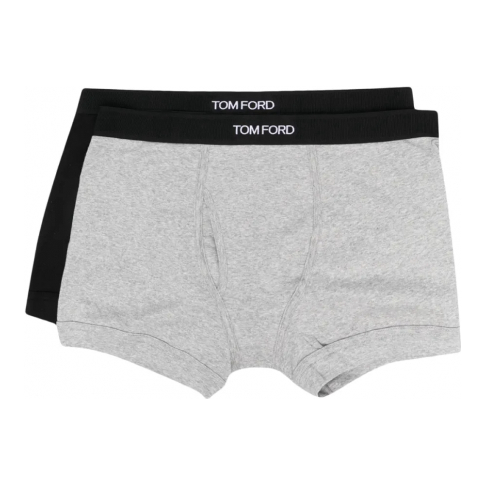 'Logo-Tape Detail' Boxer für Herren - 2 Stücke