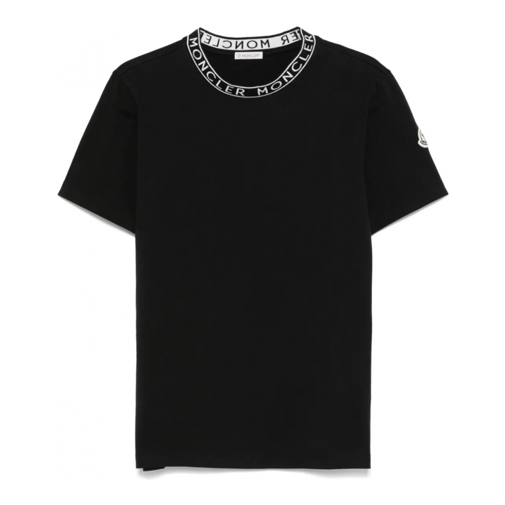 T-shirt 'Logo-Trim' pour Hommes