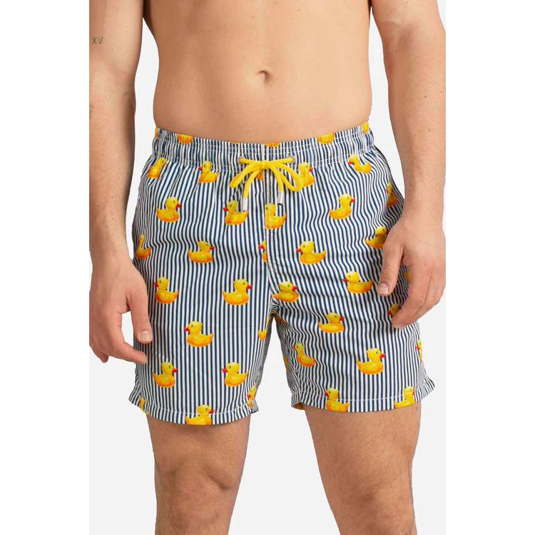 Chemise de bain 'Ducky Stripes Print' pour Hommes