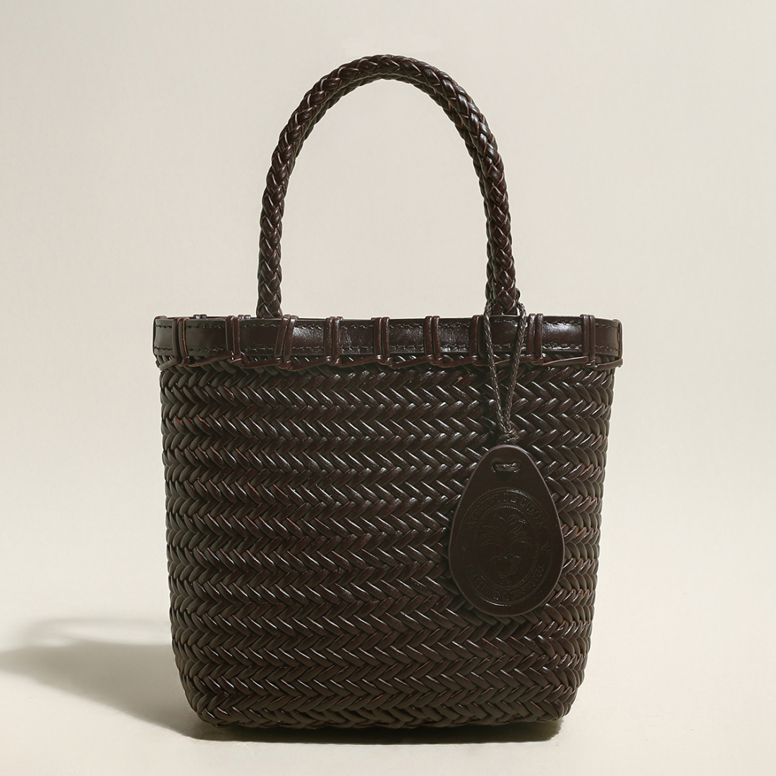Women's 'Chocolate Organic Reed' Top Handle Bag