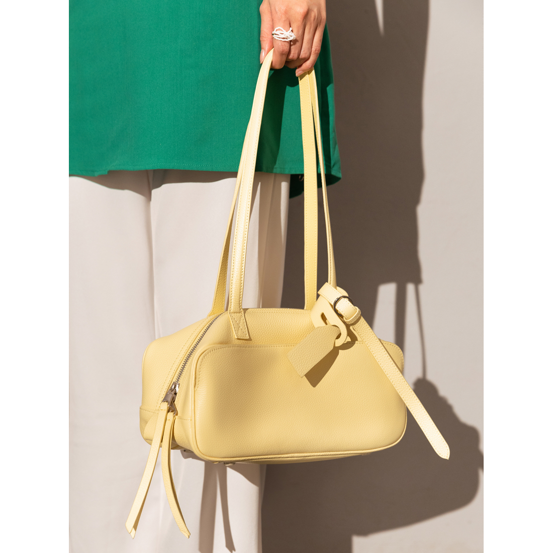 Women's 'Mini Rectangular Knot Strap' Shoulder Bag