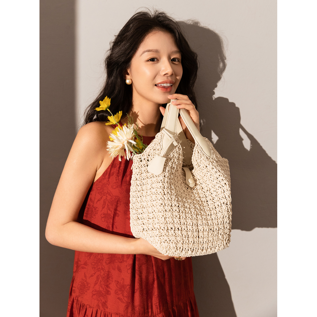 Women's 'Italian Breeze' Top Handle Bag