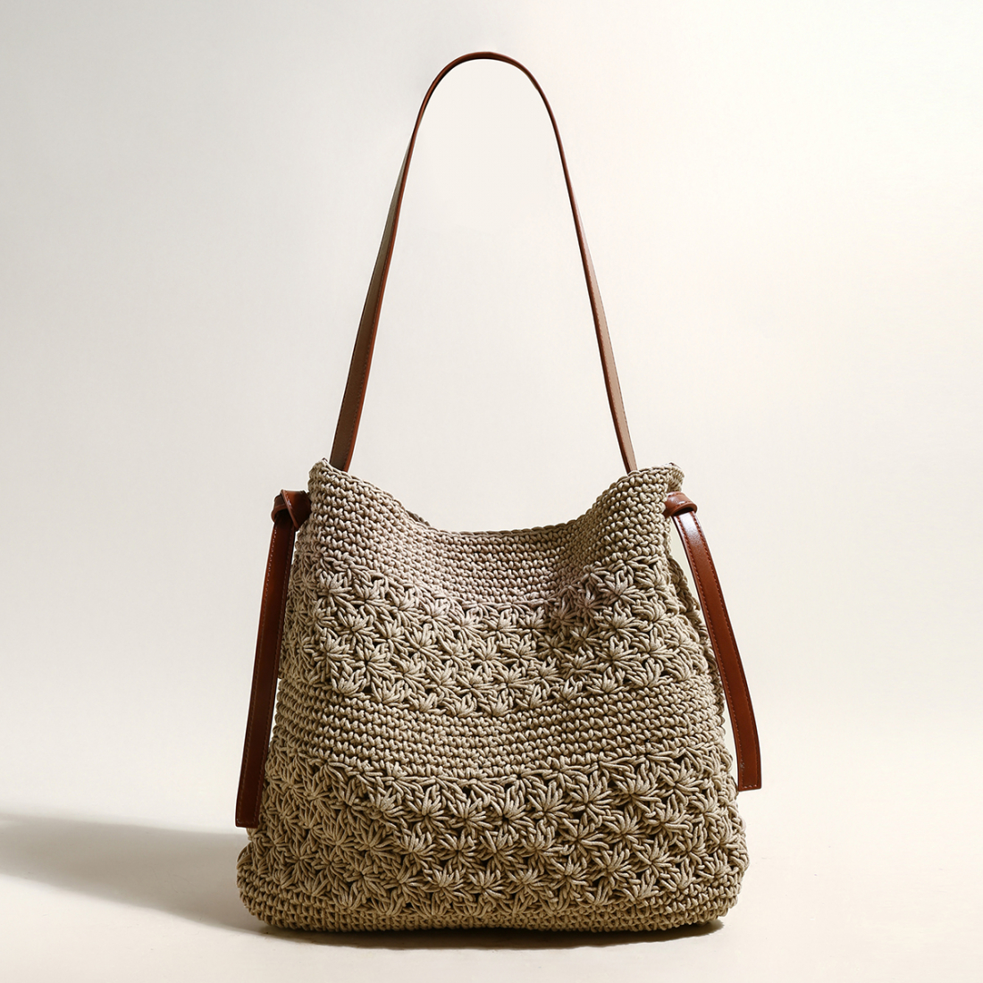 'Lightweight Natural Straw' Tote Handtasche für Damen