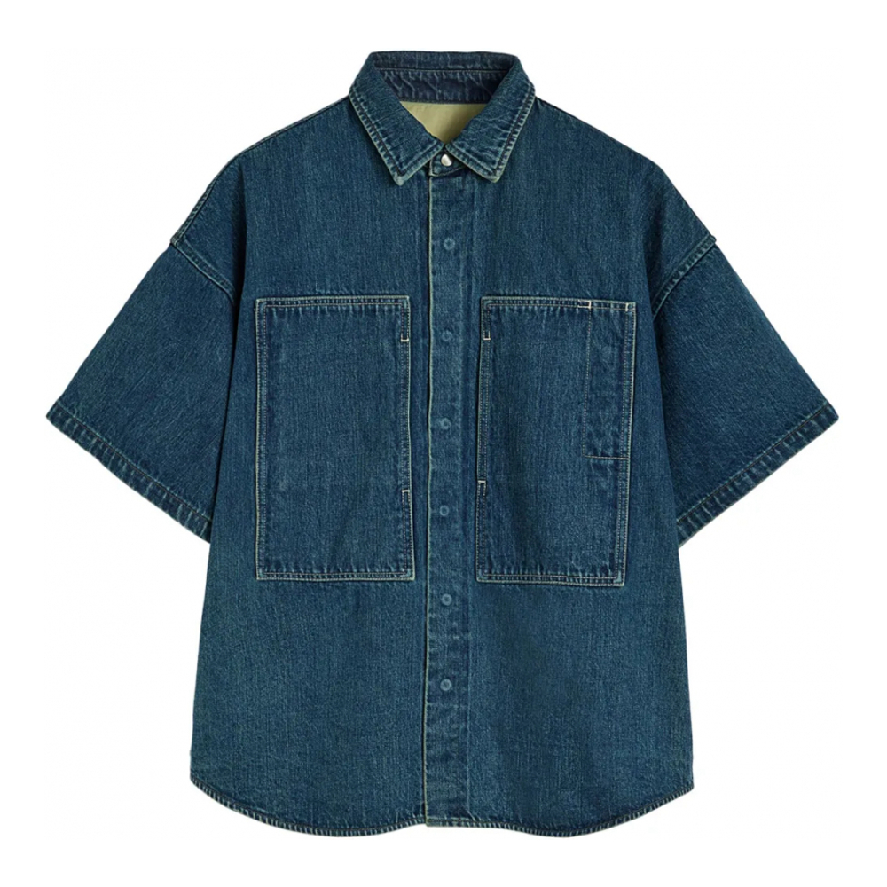 Chemise en Jean 'Concealed Button Fastening' pour Femmes