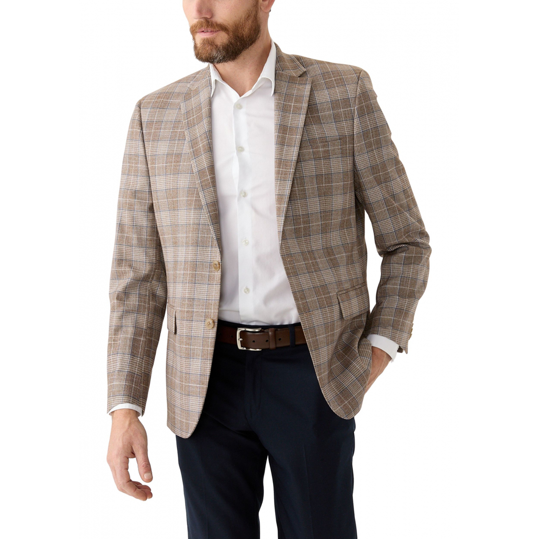 'Plaid Sport' Mantel für Herren