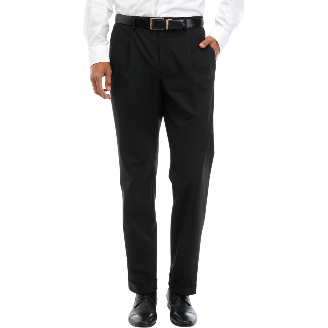 Pantalon 'Pleated Stretch' pour Hommes