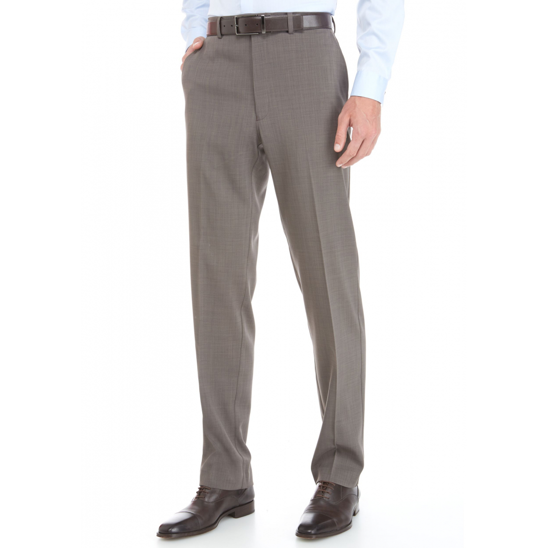 Pantalon 'Stretch Flat Front' pour Hommes
