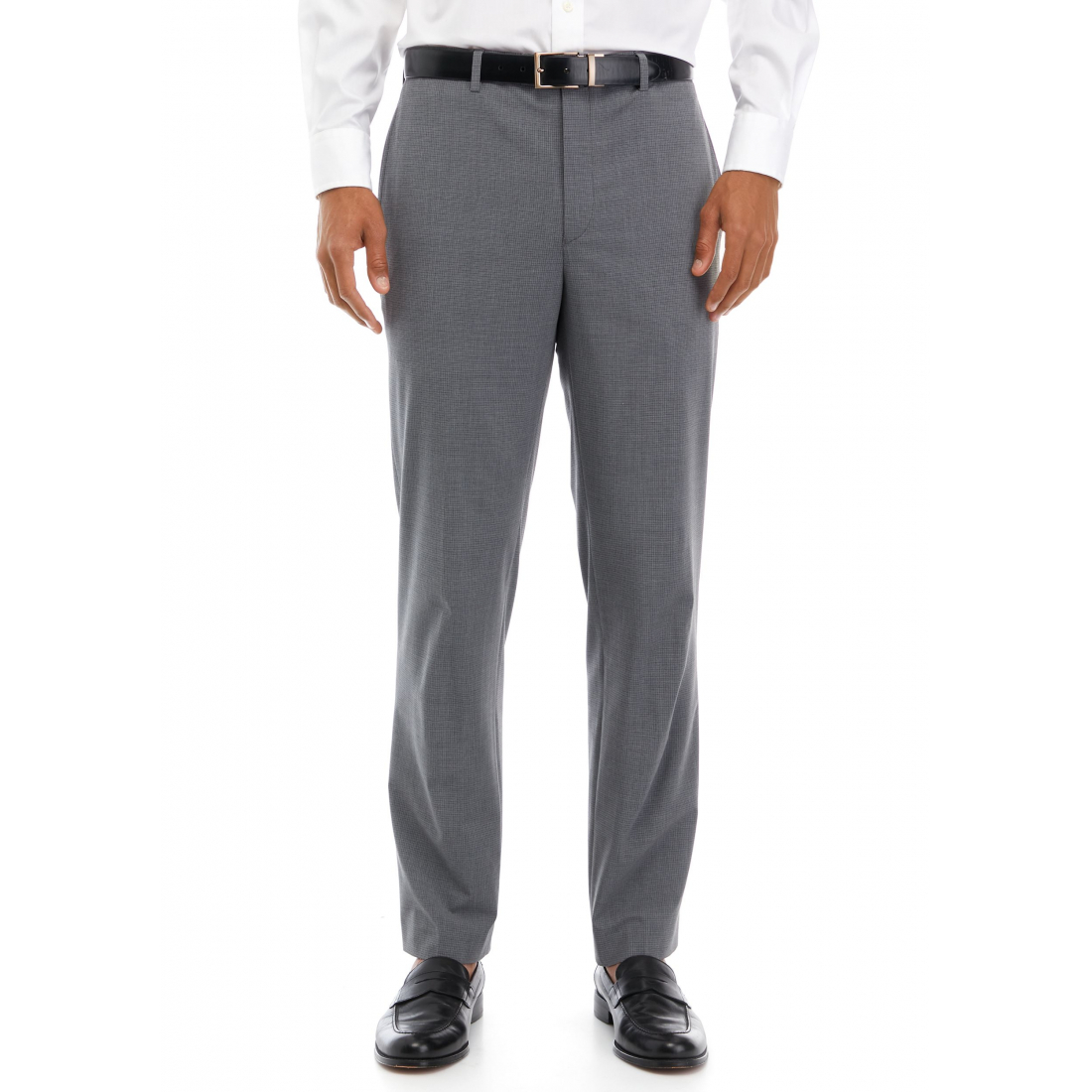Pantalon 'Check Flat Front Dress' pour Hommes