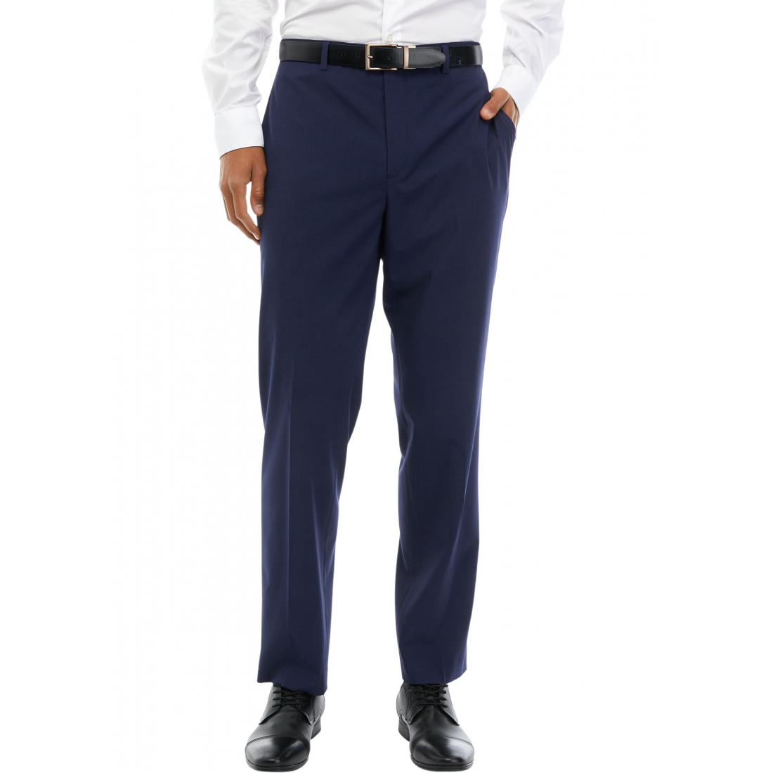 Pantalon 'Textured Flat Front' pour Hommes