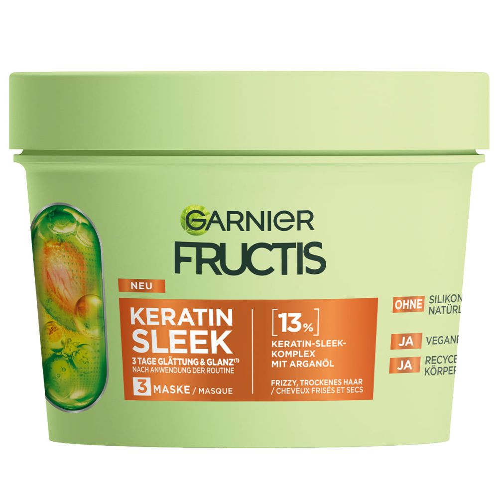 'Fructis Keratin Sleek' Hair Mask - 370 ml