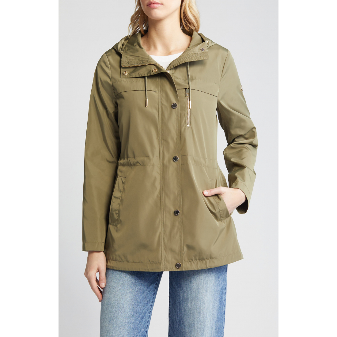 'Hooded' Wachsjacke für Damen