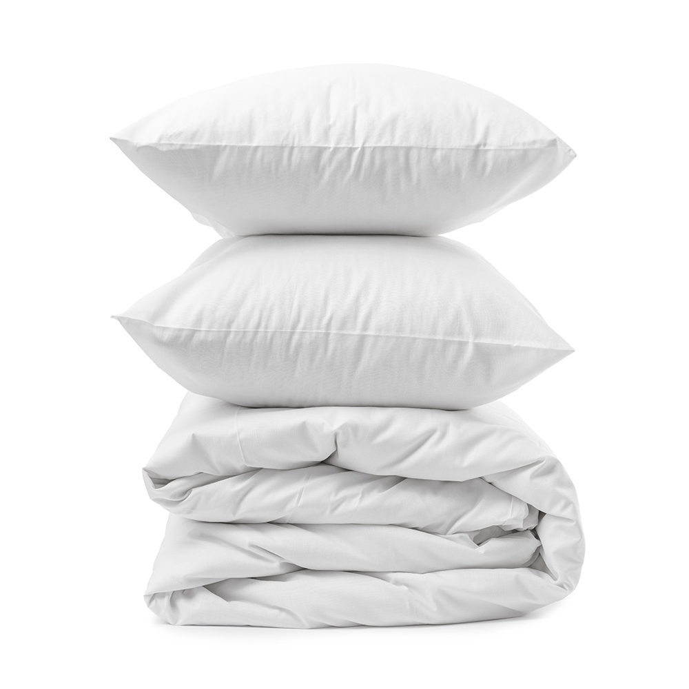 'Tinta Unita' Doppel Bettdeckenbezug-Set - 3 Stücke