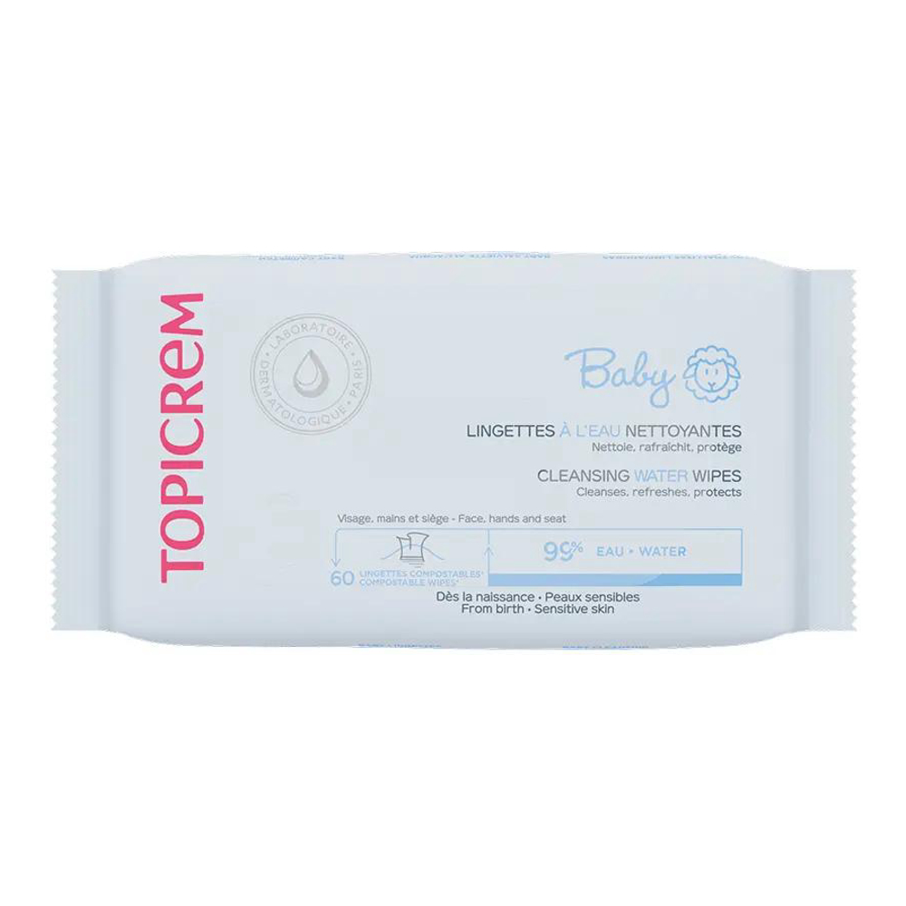 'Water' Cleansing Wipes - 60 Units