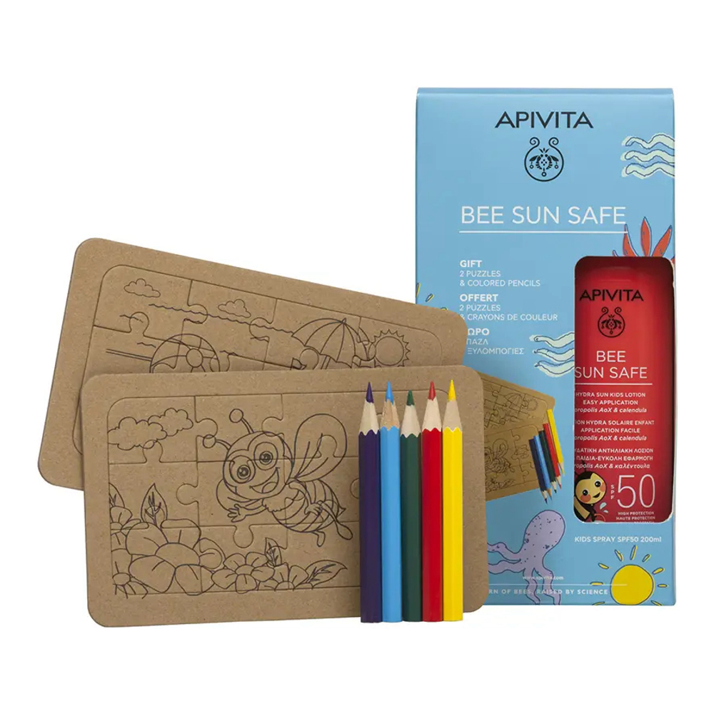 Set de soins solaires 'Bee Sun Kids' - 8 Pièces