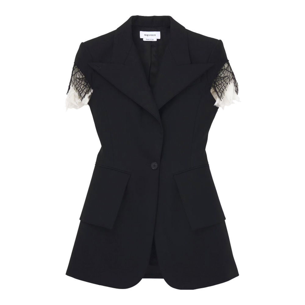 'Cobweb Lace Sleeveless' Jacke für Damen