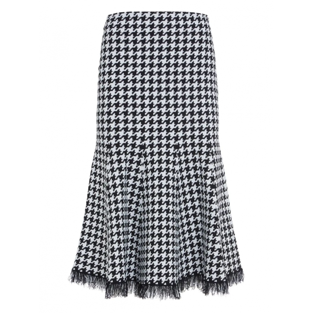 'Houndstooth' Midi Rock für Damen